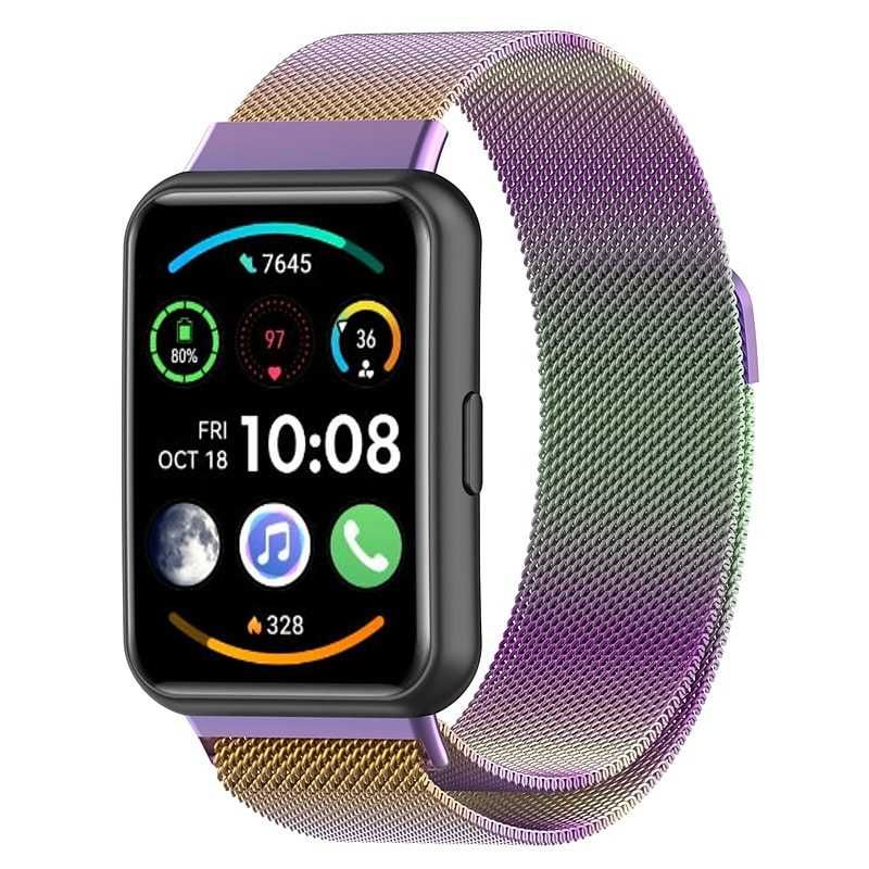 Метални каишки смарт часовник Huawei Fit 2/3 смарт гривна Хуавей Фит