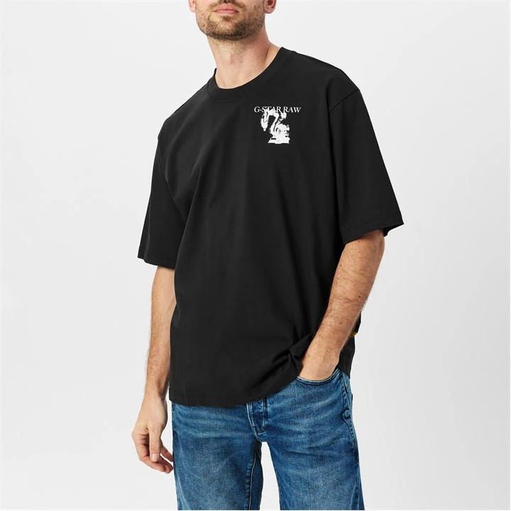 Оригинална тениска G-Star Raw Industry S M L XL XXL мъжка oversize