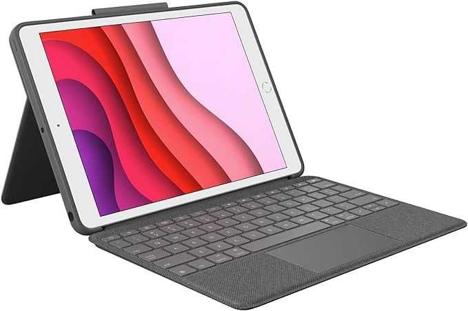 Husa Ipad 7 8 9 Logitech Combo Touch Tastatura+Pad