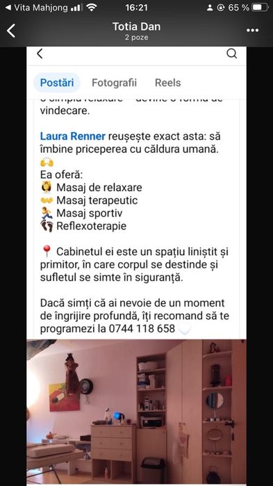 Masaj terapeutic&Pedichiura Medicala