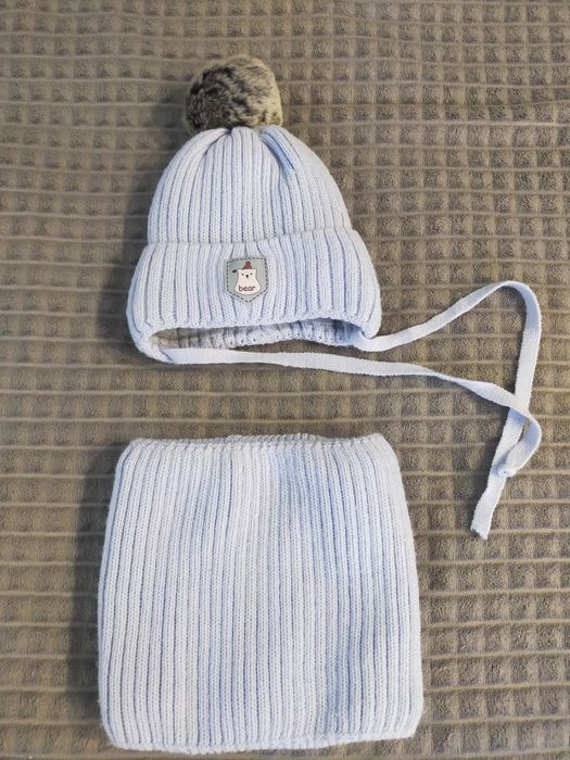 Зимняя шапочка 0-12 мес.
