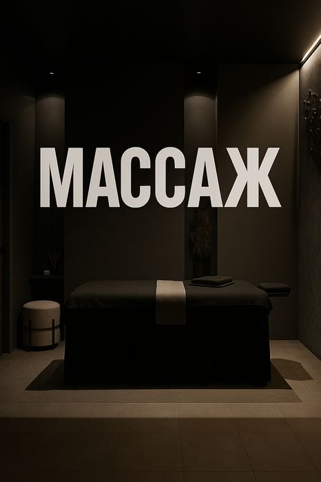 массаж, кабинет массажа DarkRoom
