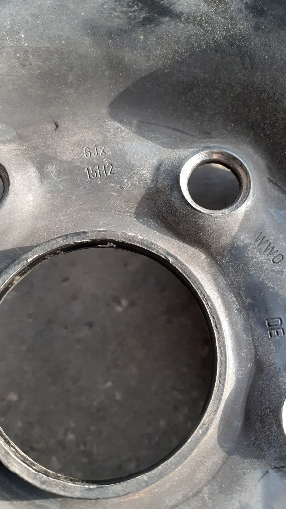 Джанти 15" 5 112 vw audi метални