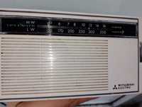 Radio receptor Mitsubishi anii 60 tranzistoare germaniu