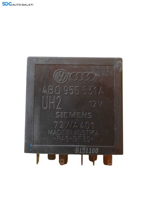 Releu Temporizare Stergator Parbriz Audi A4 B5 1995 - 2001 Cod 4B0955531A 72WA401 [N1273]