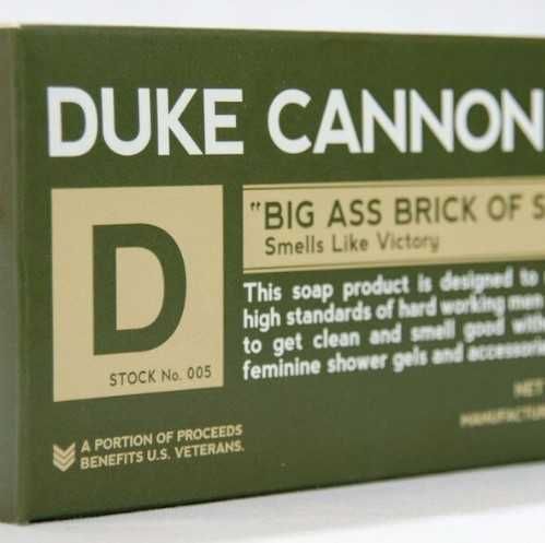 Сапун Duke Cannon 'Big Ass Brick of Soap' Smells Like Victory