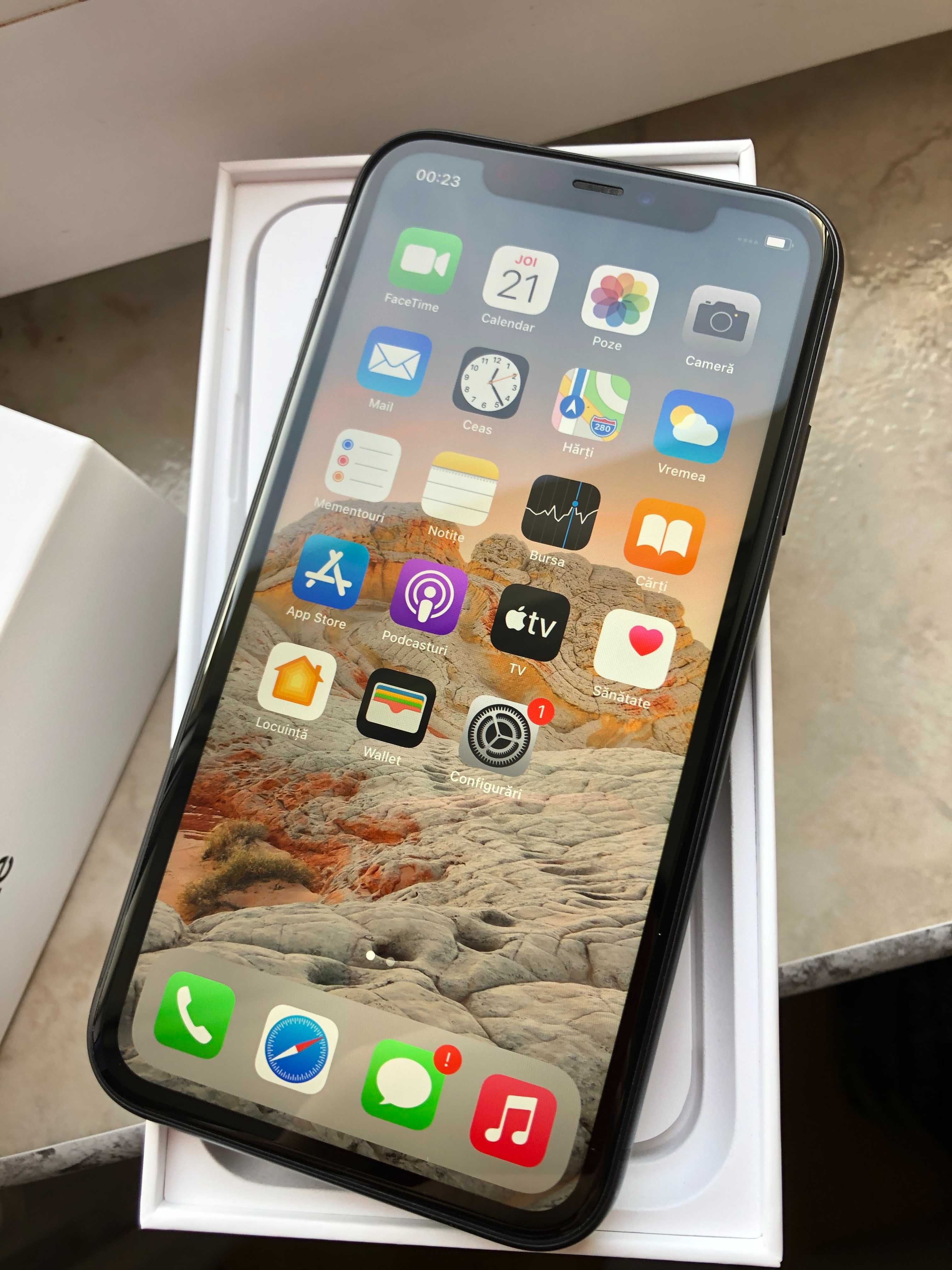 Smart iPhone 11 ca NOU Liber 64 Gb Negru stare perfecta