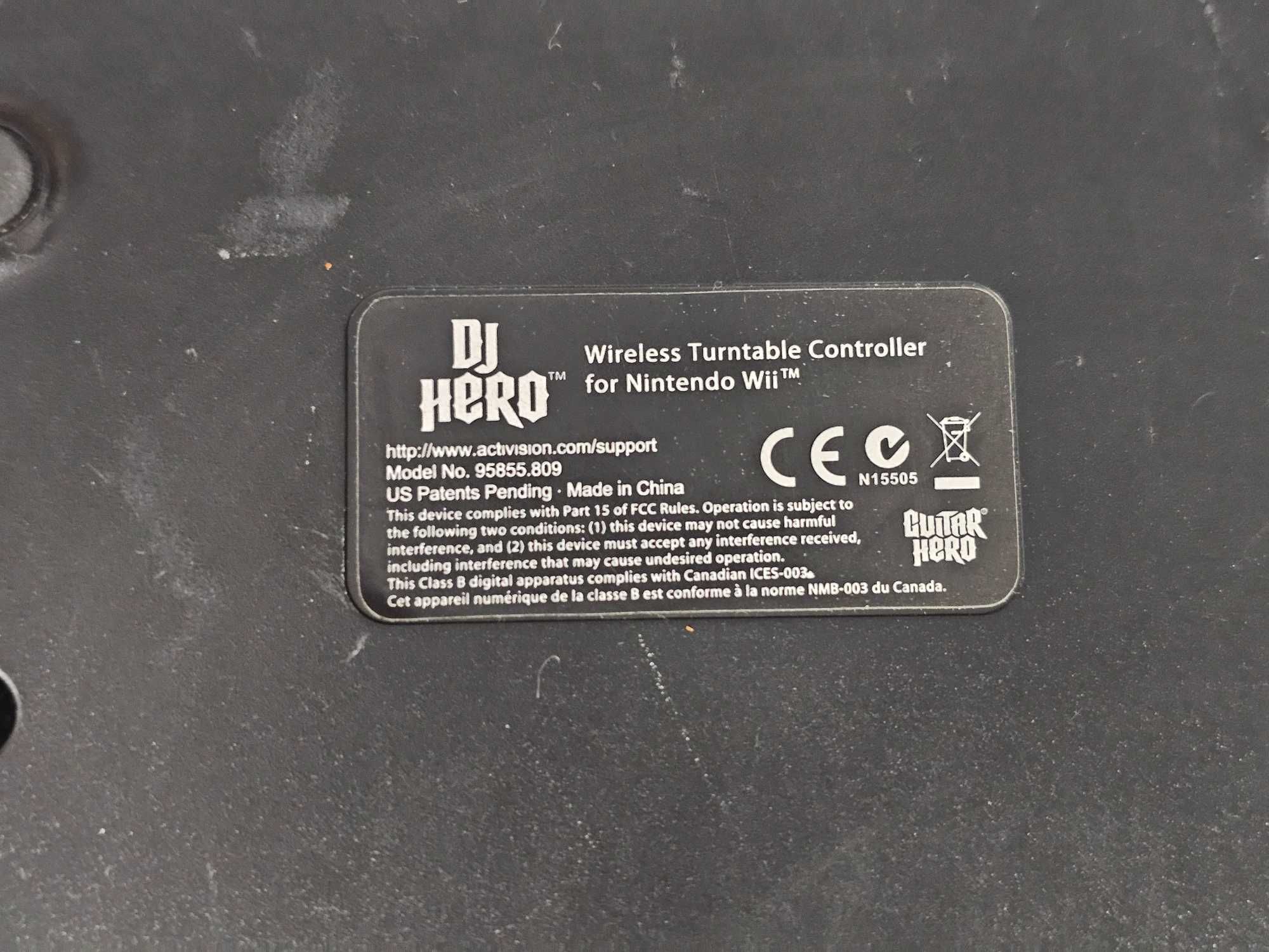 Wireless Turntable Controller for Nintendo Wii Dj Hero
