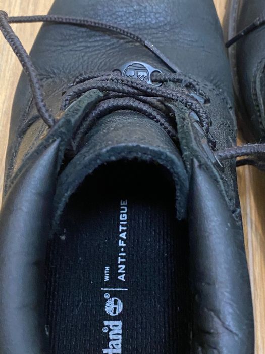 Кожени боти Timberland със сребрист ефект, 37 номер