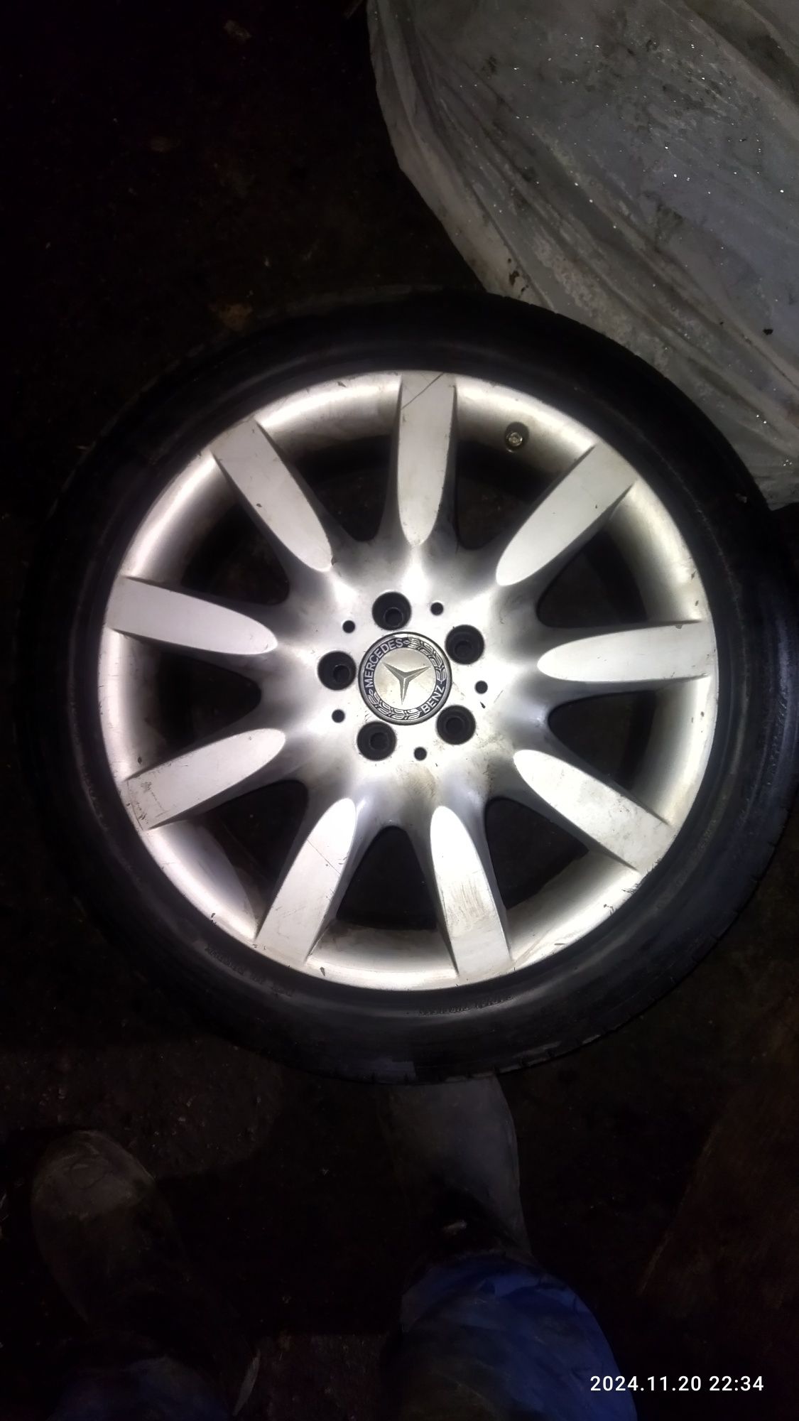 Диск Мерседес W140 5x112 R18 оригинал