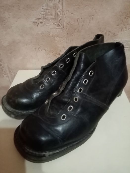 Лыжные ботинки разм 40 кожа советские