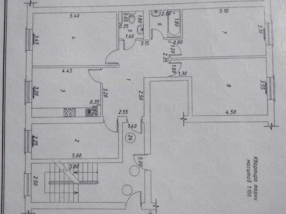 #7111 Срочно продается квартира 4/2/5! Яшнабадский район