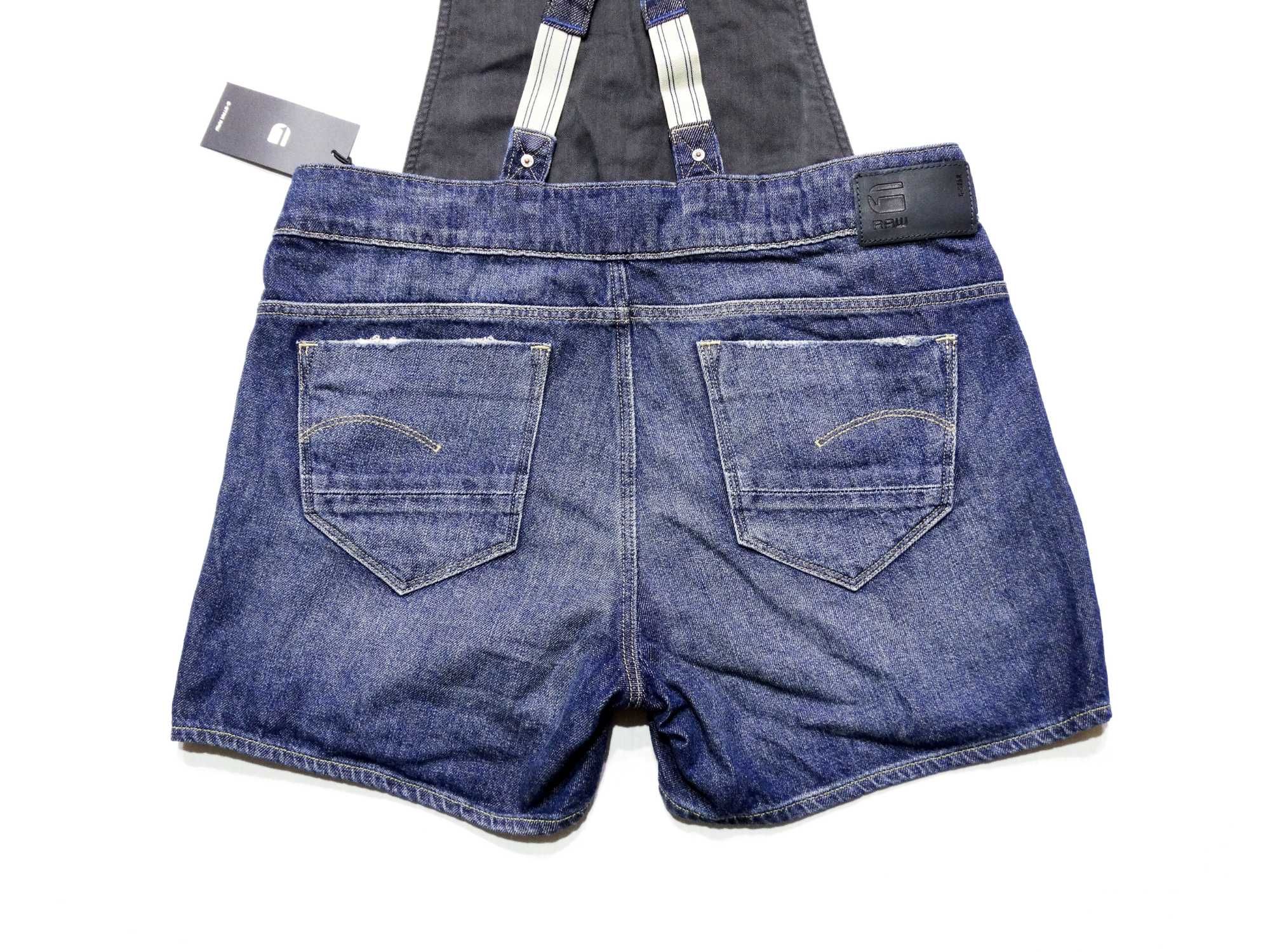 Нови Намалени G-star Midge Short Overall Дамски Гащеризон Р-р XS и XXS