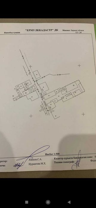 Продам участок с домом 2.85 сот. Яшнобадский район ул Заркент121