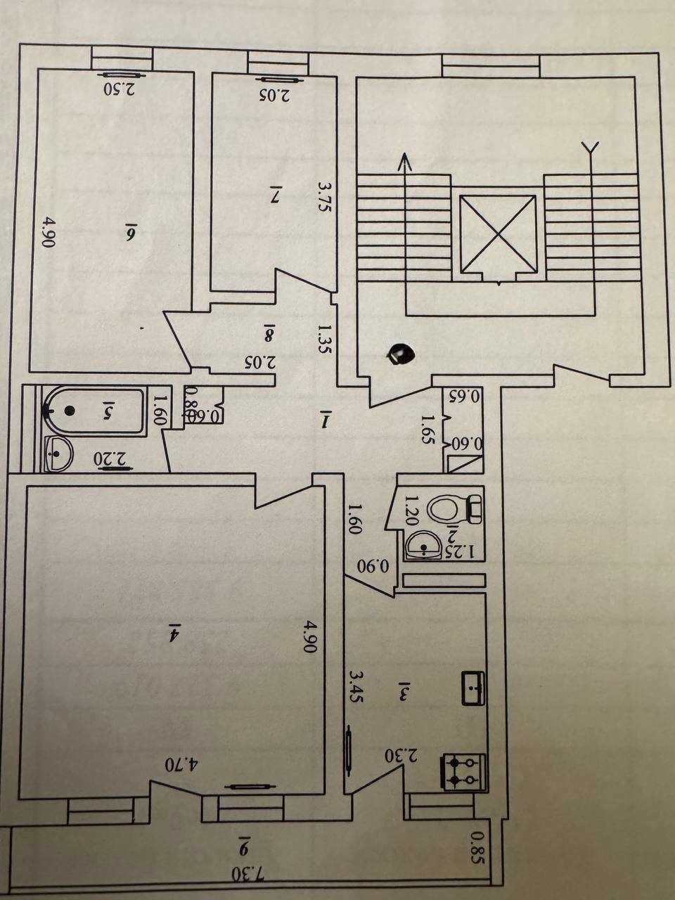 V245 ПРОДАЕТСЯ квартира ул. Олтинтепа  3/4/9 72м2