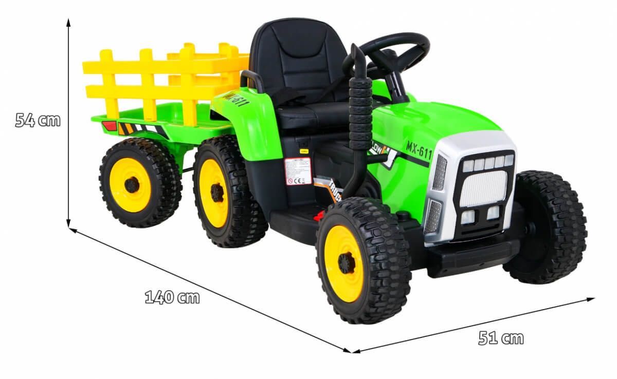 Tractor copii electric Autokids BLOW TRUCK LUX (MX-611-LUX) Verde