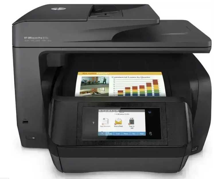 Multifunctional color A4, HP Officejet 8725 aproape nou, garantie 1 an