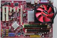 Дъно MSI с CPU Xeon E5450 и 8GB RAM KFJ2890C6 2GB x 4