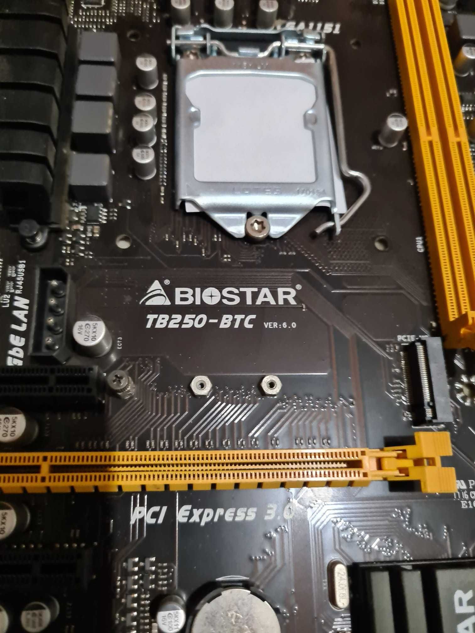 Kit Biostar TB 250  BTC + i7 6700 + 16gb ddr4 socket LGA 1151