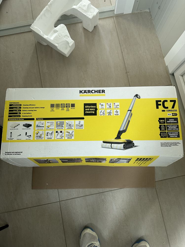 Mop electric Karcher FC 7 Cordless, 25.55 V, 400 ml