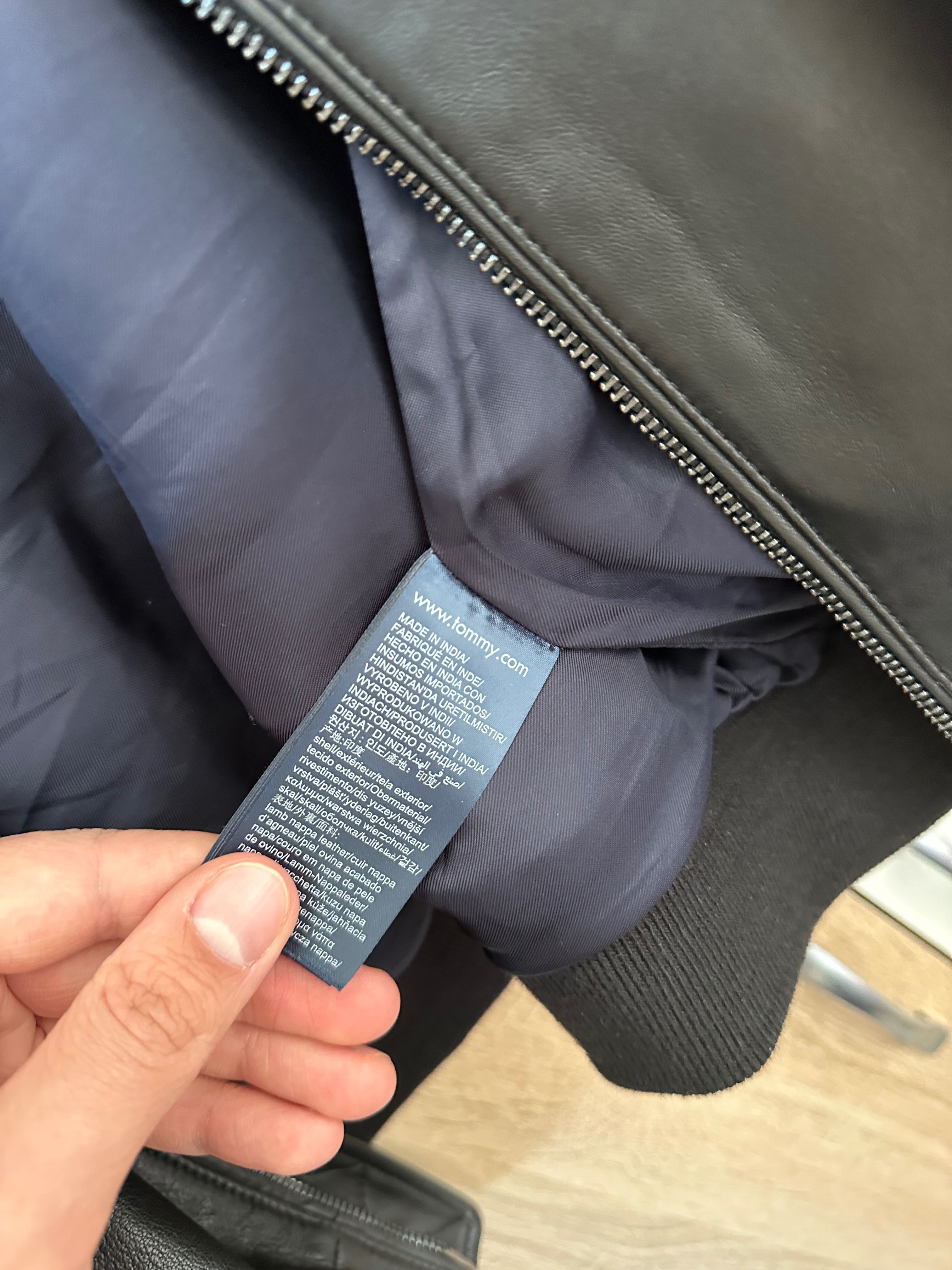 Оригинално кожено яке Tommy Hilfiger XL