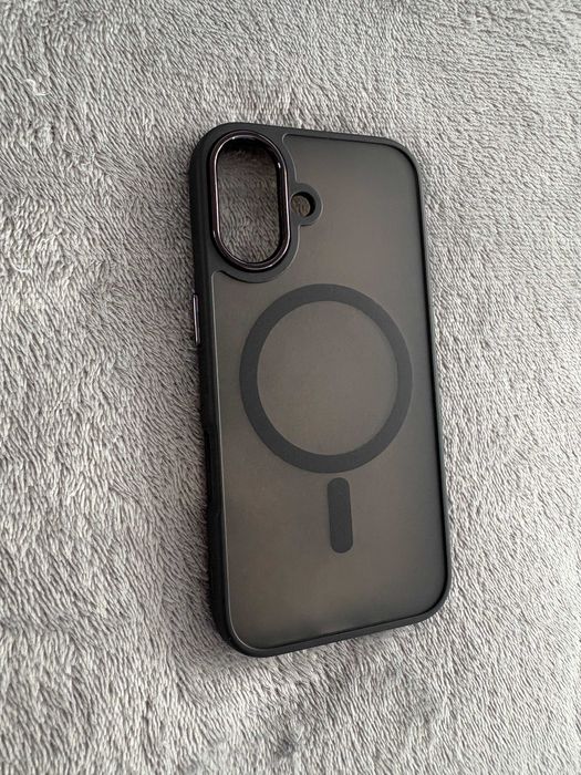 Husa neagra TPU - iPhone 16 - MagSafe