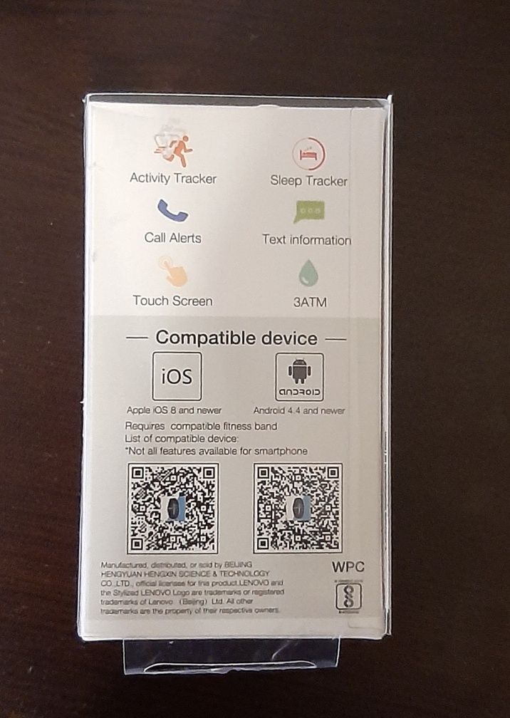 Фитнес гривна Lenovo G02