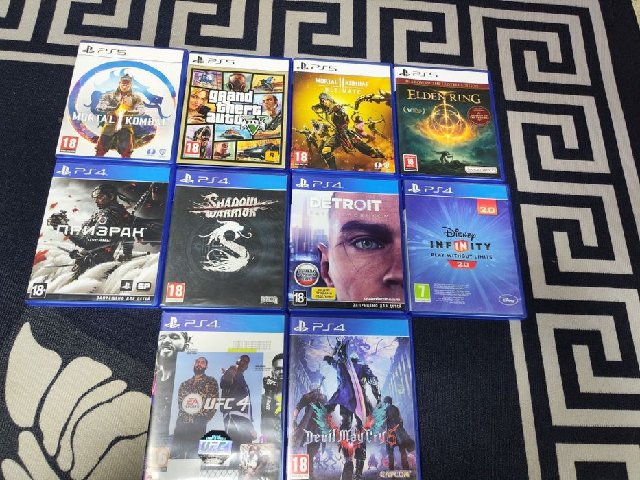 Игры для ps4, ps5 на дисках