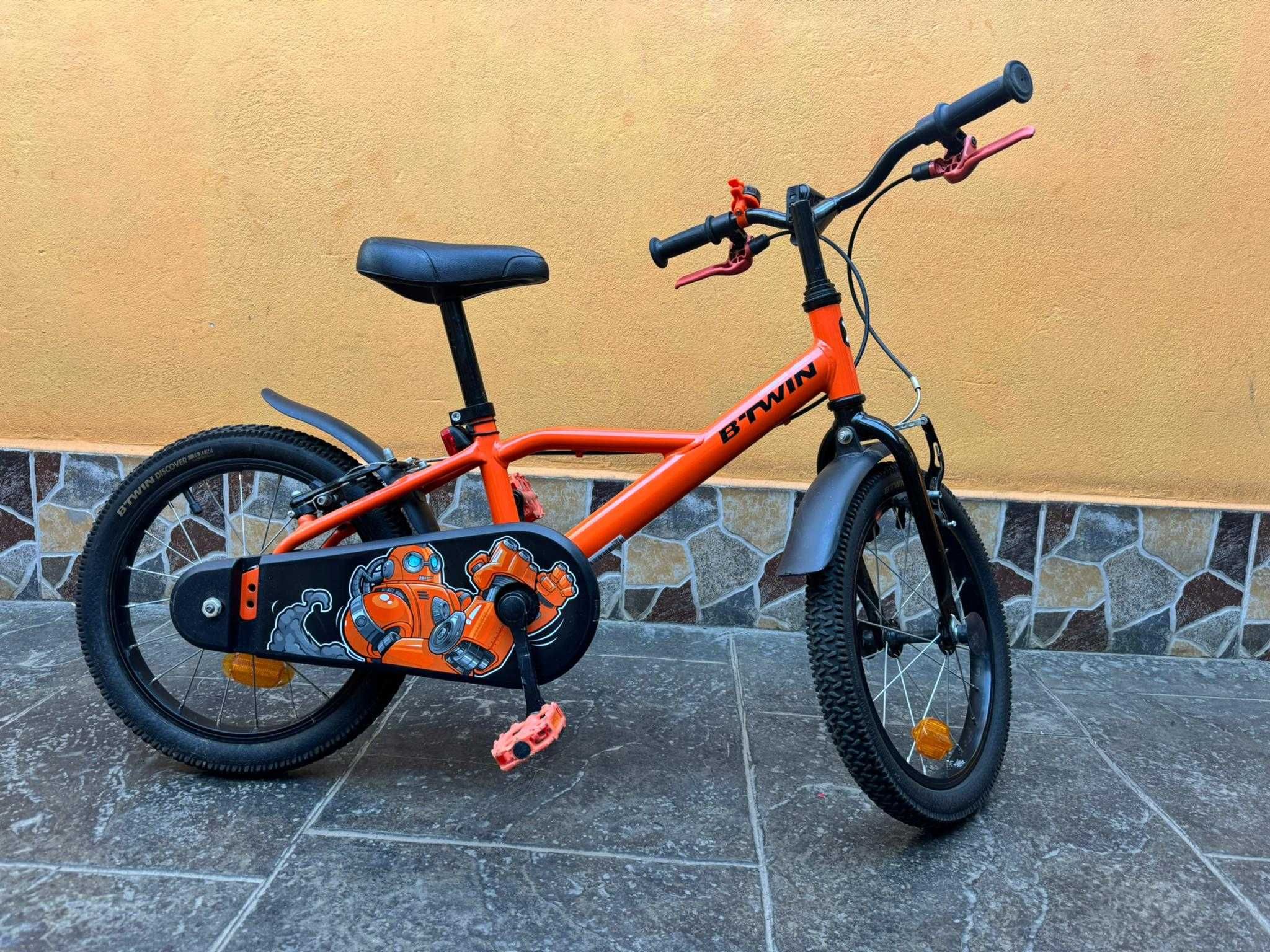 Bicicleta Copii Aproape Noua Roti Pe 16"