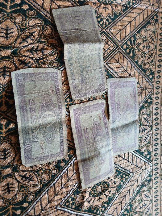 Bani vechi 10 lei romanesti