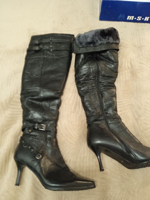 Женские сапоги ботфорты