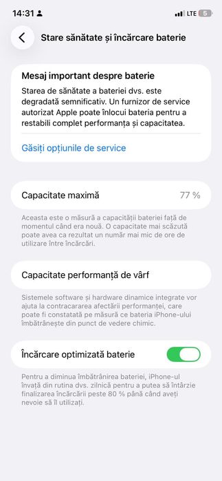 Vnd ipehon 11 sănătatea la baterie 77 acept și schimburi