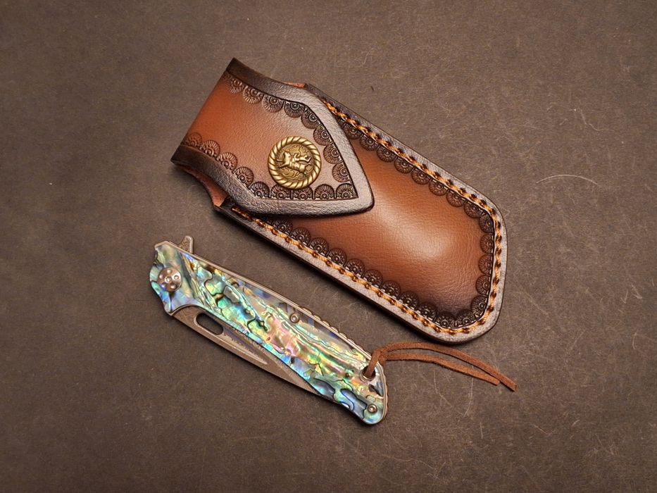 Сгъваем нож от дамаска стомана VG10