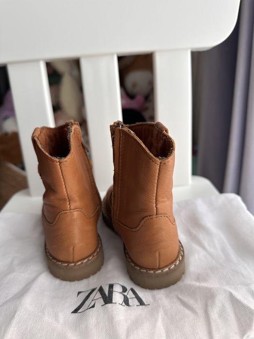 Ghete cizme piele Zara 21