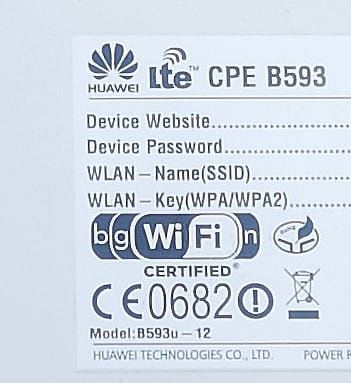 Router modem wifi cu cartela sim 4G Huawei B593 liber de retea