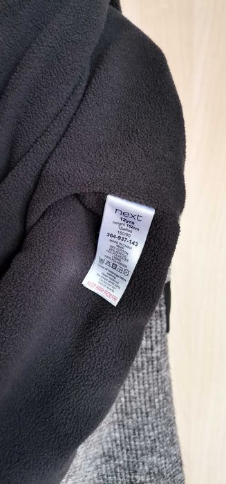 Jachetă cu gluga tricotată fleece băieți NEXT măr 152 12 ani ca noua