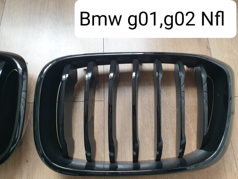 Grile nari Bmw X3 G01,X4 G02 negru lucios