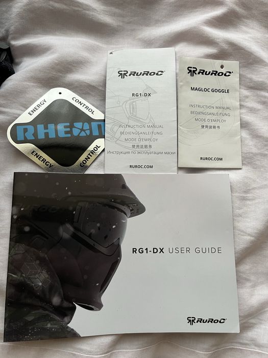 Ruroc casca ski RG 1 DX. “Joker face”