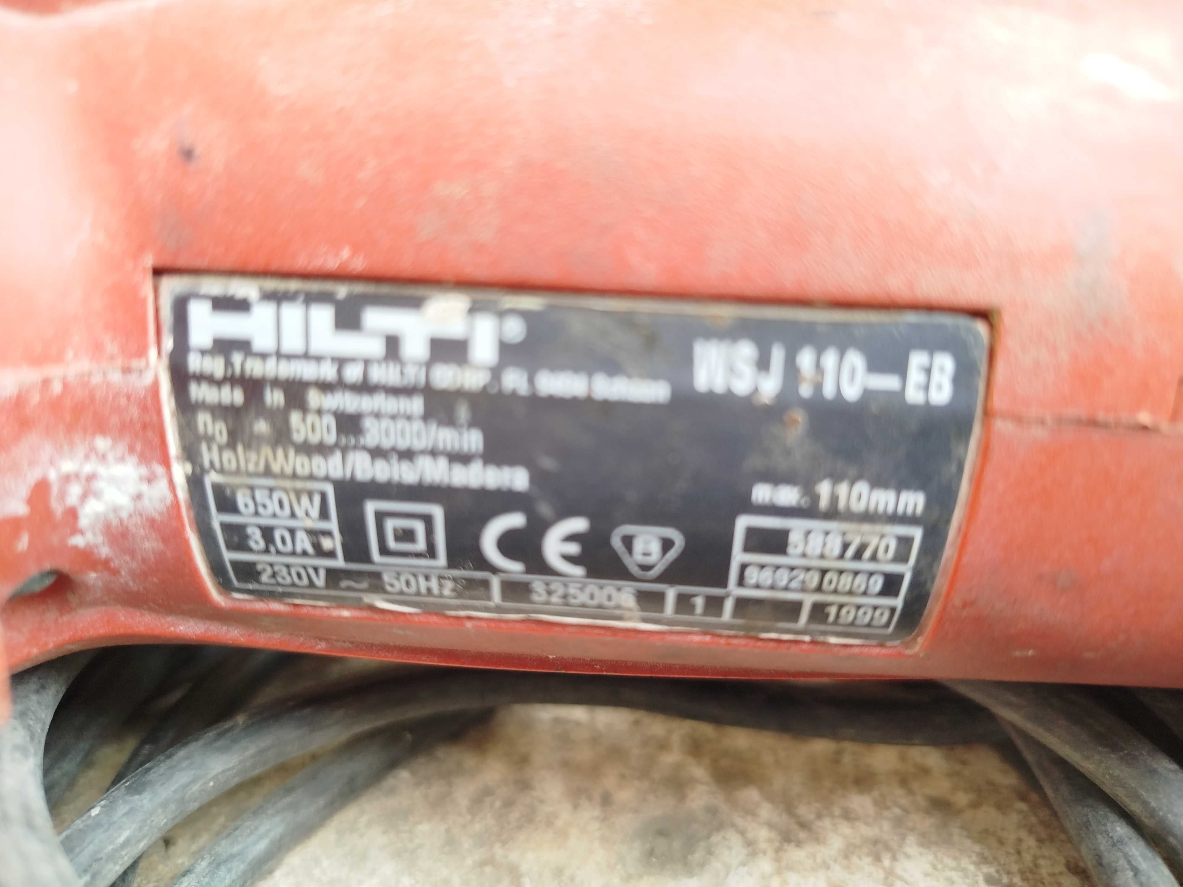 HILTI WSJ 110-EB прободен трион, зеге- за ремонт