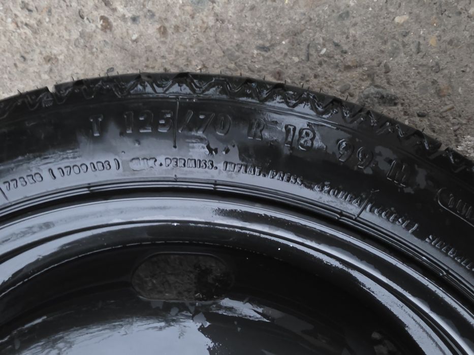 Резервна гума Патерица 5х112 R18