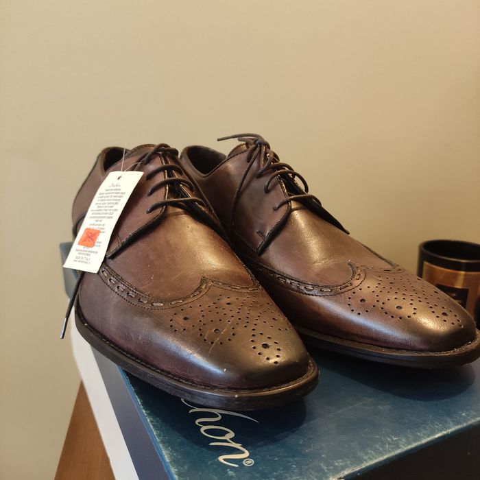 Мъжки обувки естествена кожа Италия 41 и 42