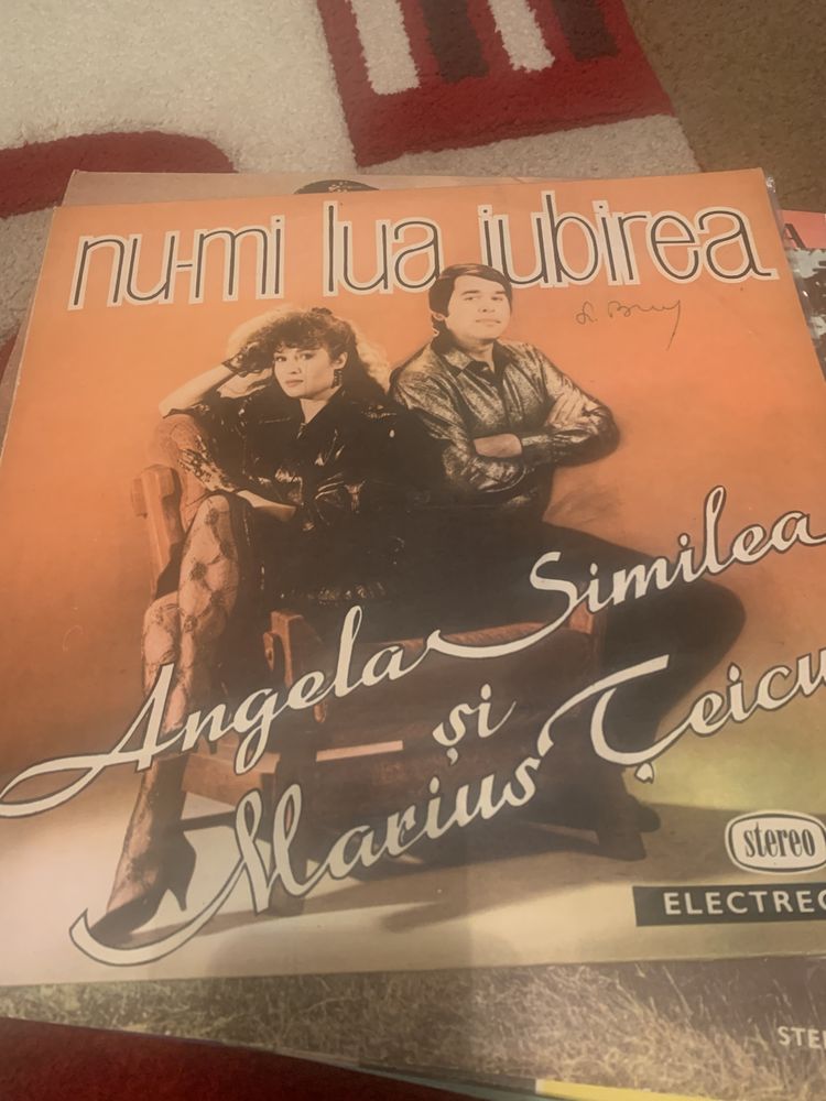 Album Placa disc vinil pick-up vintage Electrecord muzica ușoară român