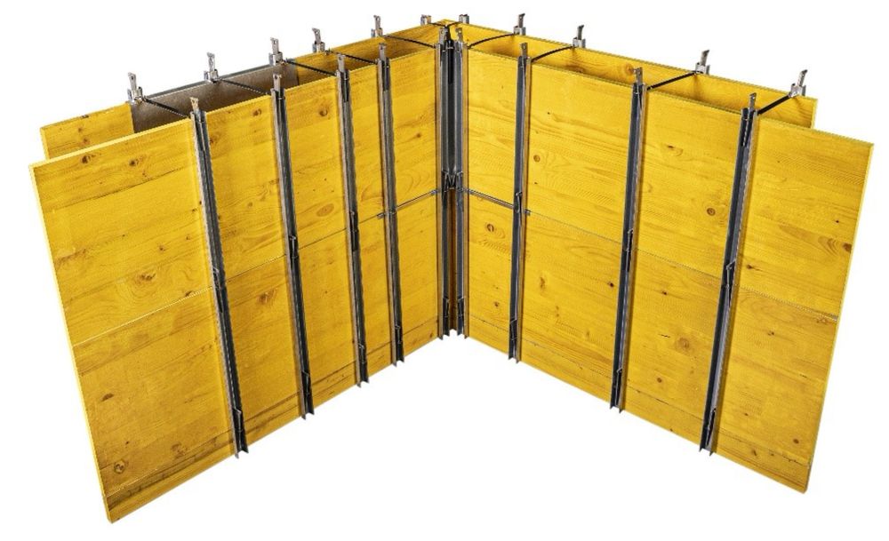 ПОД НАЕМ - Трислойни платна 27мм Кофраж , Колонен , Хюнебеци , Трегери