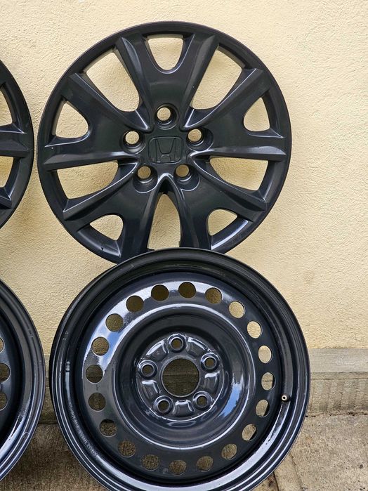 4 Jante R16 oțel Honda + 4 capace Honda inscripționate incluse in preț