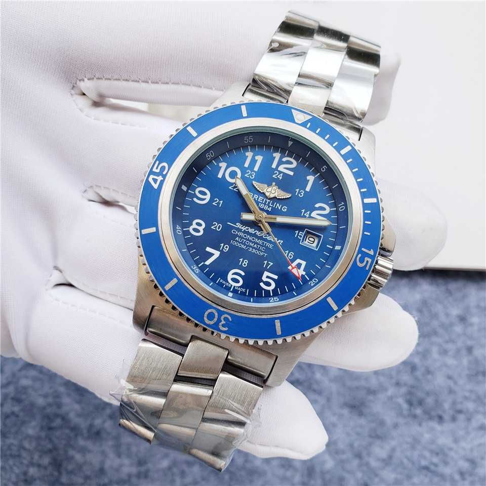 Ceas bărbătesc automat Breitling Superocean Blue