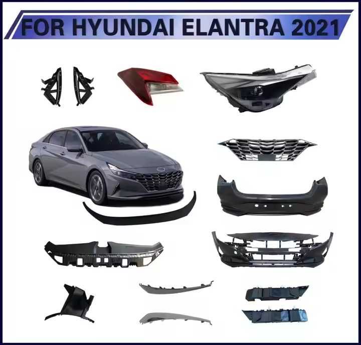 бампер капот крыло фара фонарь решетка Hyundai Elantra CN7 20-23