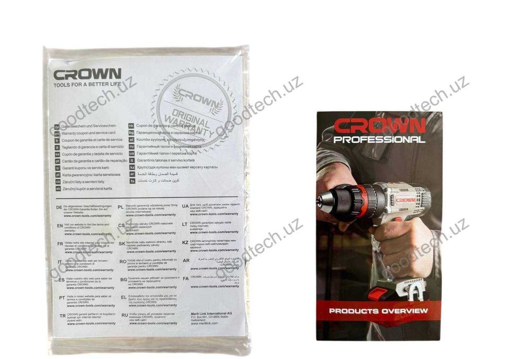 Машина шлифовальная CROWN CT13305S, 2400 Вт, диск 230 мм, 6000 об/мин