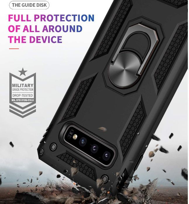 Husa hybrid ARMOR cu inel pt. Samsung Galaxy S10 , S10+ , S10 Plus