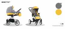 Carucior bebetto luca 3 in 1