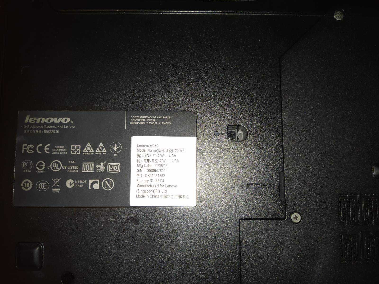 Лаптоп Lenovo G570